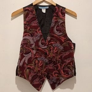Paisley print vest